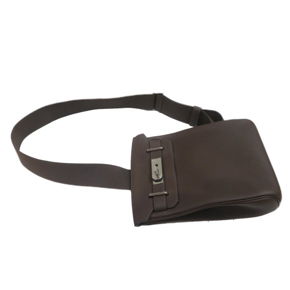 HERMES (Hermes) Kelly Akkad PM Shoulder Bag Cacao (SV Metal Fittings) Togo U ... - Picture 10 of 15